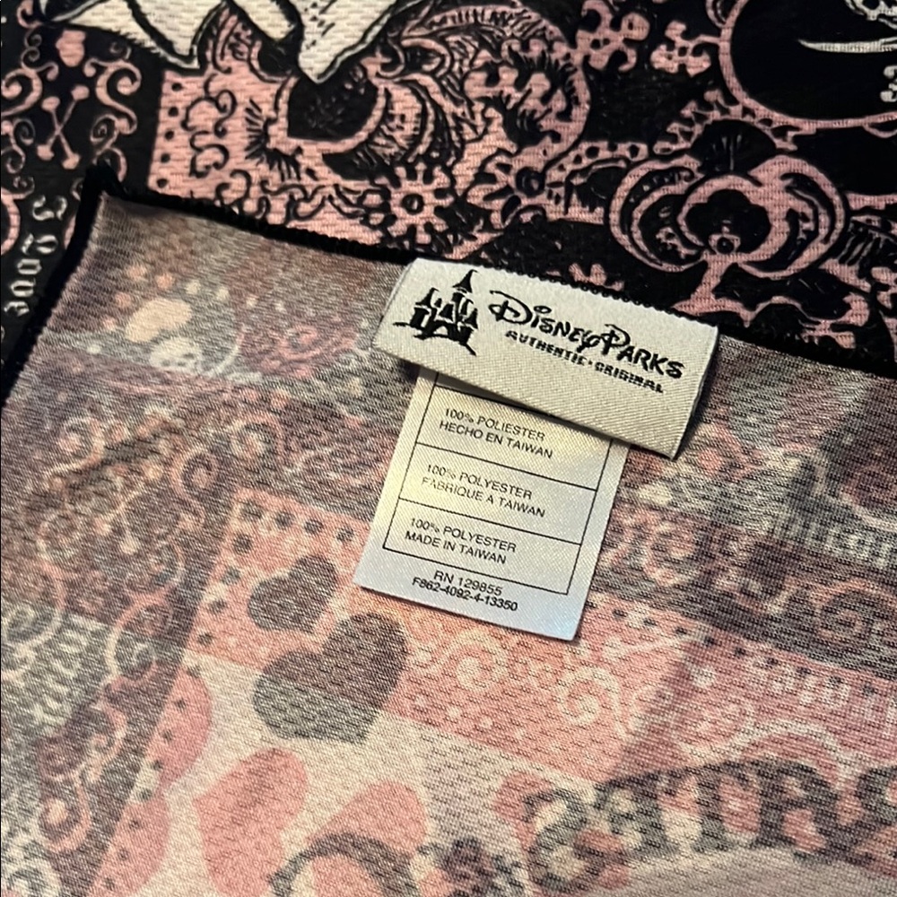 Disney Pink and Black Bandana - Picture 2 of 4